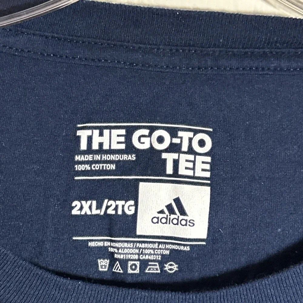 ADIDAS Cleveland Cavaliers -Shirt 2XL Blue Short Sleeve NBA